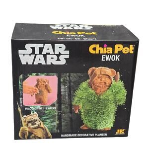 Disney Star Wars Ewok Chia Pet Decorative Handmade Pottery Planter Home Decor